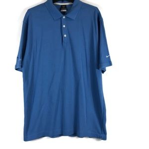 Nike Golf Dri Fit Polo Mens size XL blue